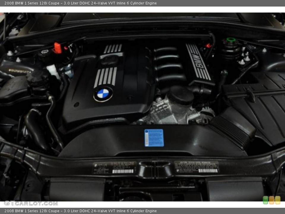 3.0 Liter DOHC 24-Valve VVT Inline 6 Cylinder Engine for the 2008 BMW 1 Series #41353731