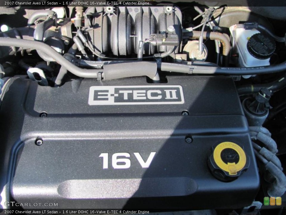 1.6 Liter DOHC 16-Valve E-TEC 4 Cylinder Engine for the 2007 Chevrolet Aveo #41355971