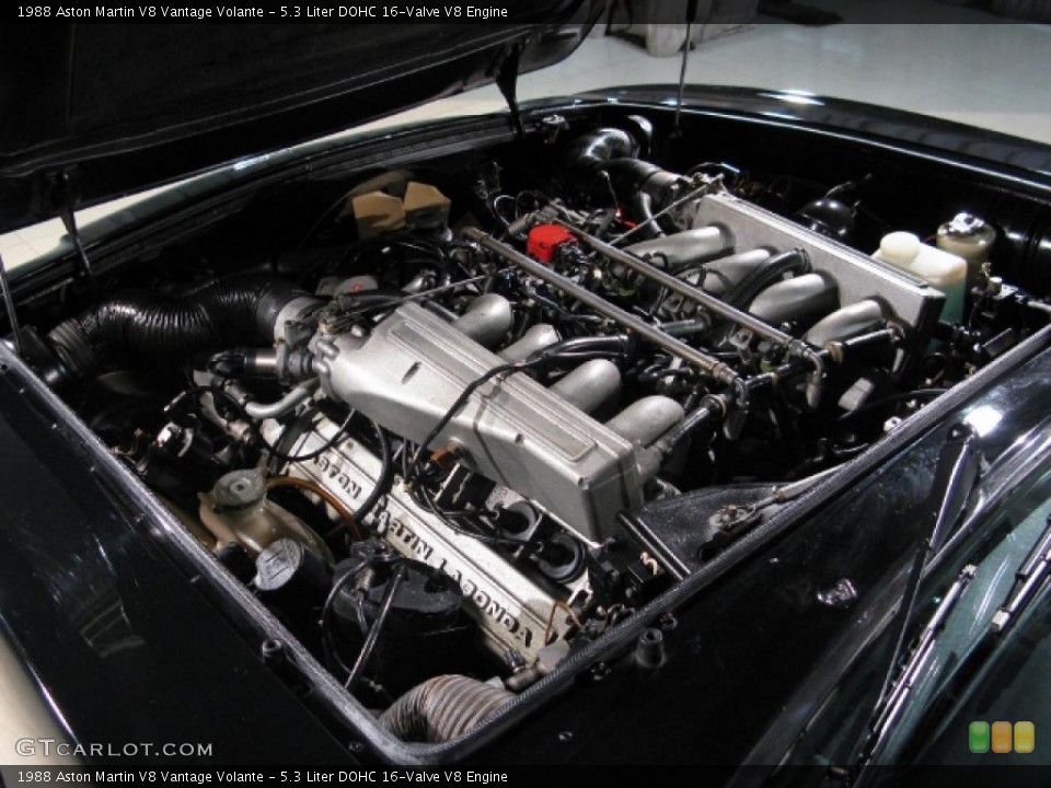 5.3 Liter DOHC 16-Valve V8 1988 Aston Martin V8 Vantage Engine
