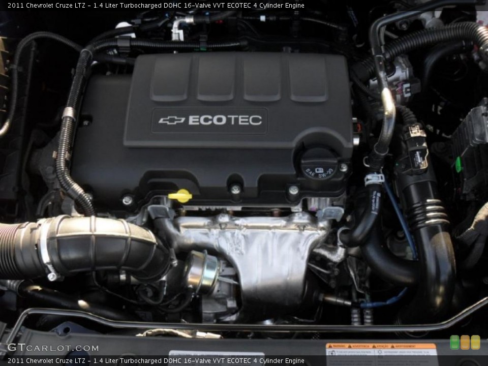 1.4 Liter Turbocharged DOHC 16-Valve VVT ECOTEC 4 Cylinder Engine for the 2011 Chevrolet Cruze #41376152