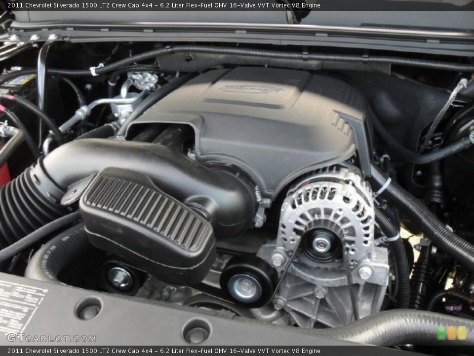 6.2 Liter Flex-Fuel OHV 16-Valve VVT Vortec V8 Engine for the 2011 Chevrolet Silverado 1500 #41376932
