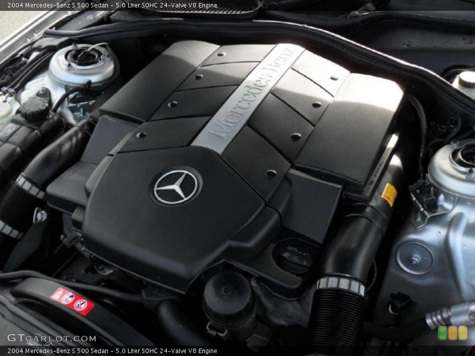 5.0 Liter SOHC 24-Valve V8 Engine for the 2004 Mercedes-Benz S #41380872