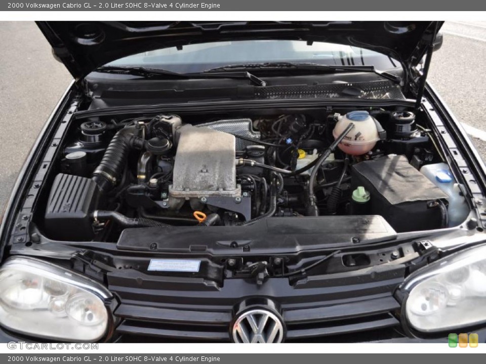 2.0 Liter SOHC 8Valve 4 Cylinder Engine for the 2000 Volkswagen Cabrio
