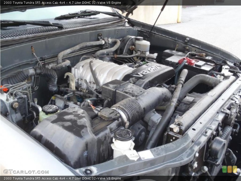 4.7 Liter DOHC 32-Valve V8 Engine for the 2003 Toyota Tundra #41394912