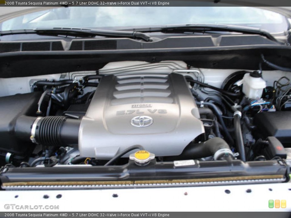 5.7 Liter DOHC 32-Valve i-Force Dual VVT-i V8 Engine for the 2008 Toyota Sequoia #41397836