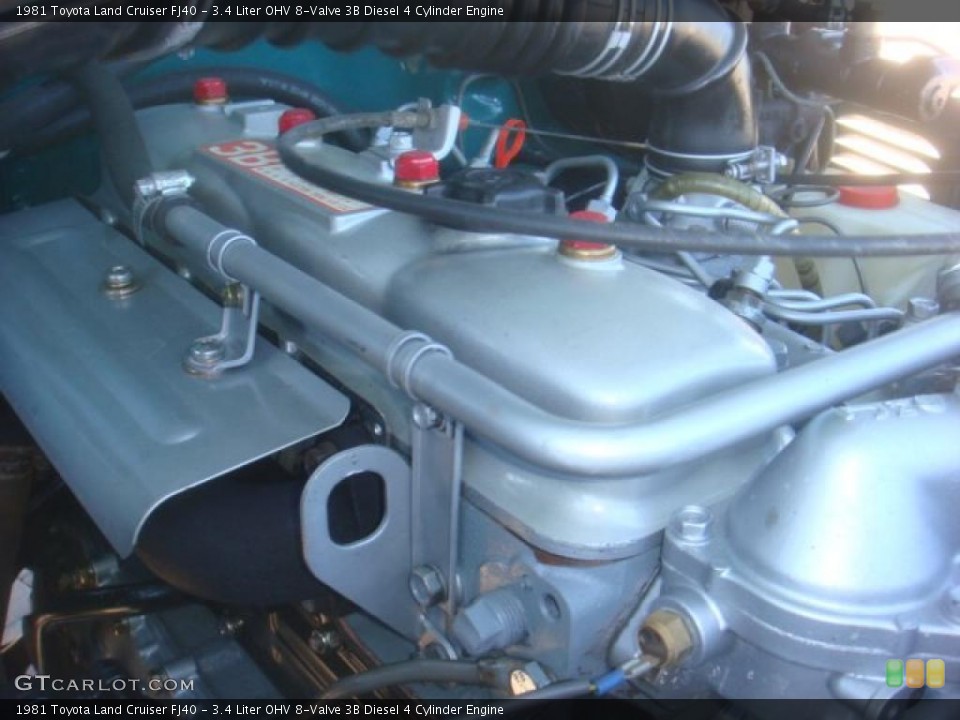 3.4 Liter OHV 8-Valve 3B Diesel 4 Cylinder Engine for the 1981 Toyota Land Cruiser #41403520