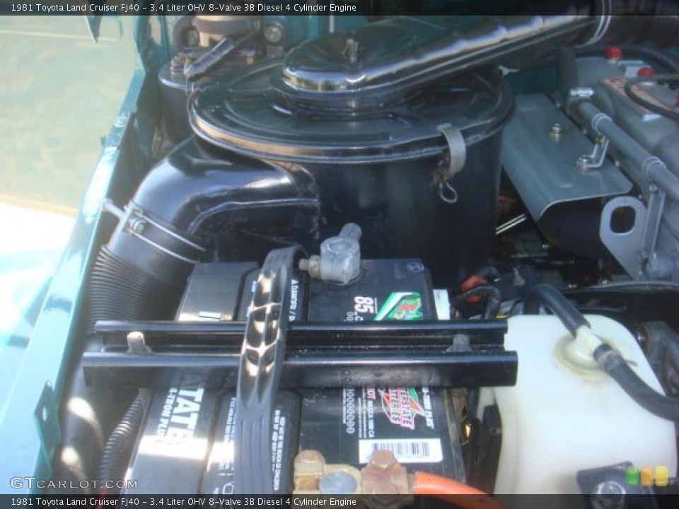 3.4 Liter OHV 8-Valve 3B Diesel 4 Cylinder Engine for the 1981 Toyota Land Cruiser #41403540