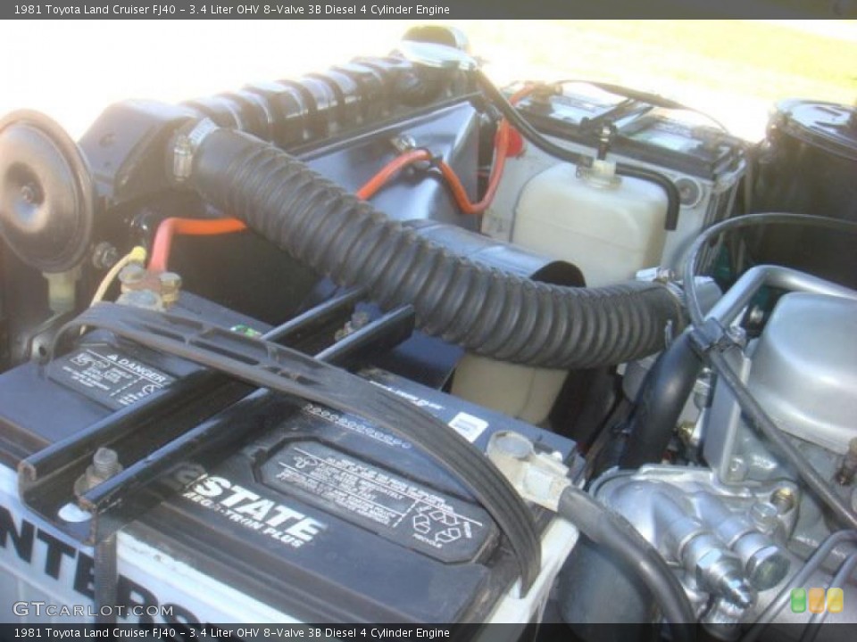 3.4 Liter OHV 8-Valve 3B Diesel 4 Cylinder Engine for the 1981 Toyota Land Cruiser #41403544
