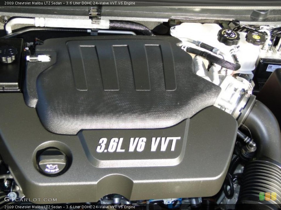 3.6 Liter DOHC 24-Valve VVT V6 Engine for the 2009 Chevrolet Malibu #41407871