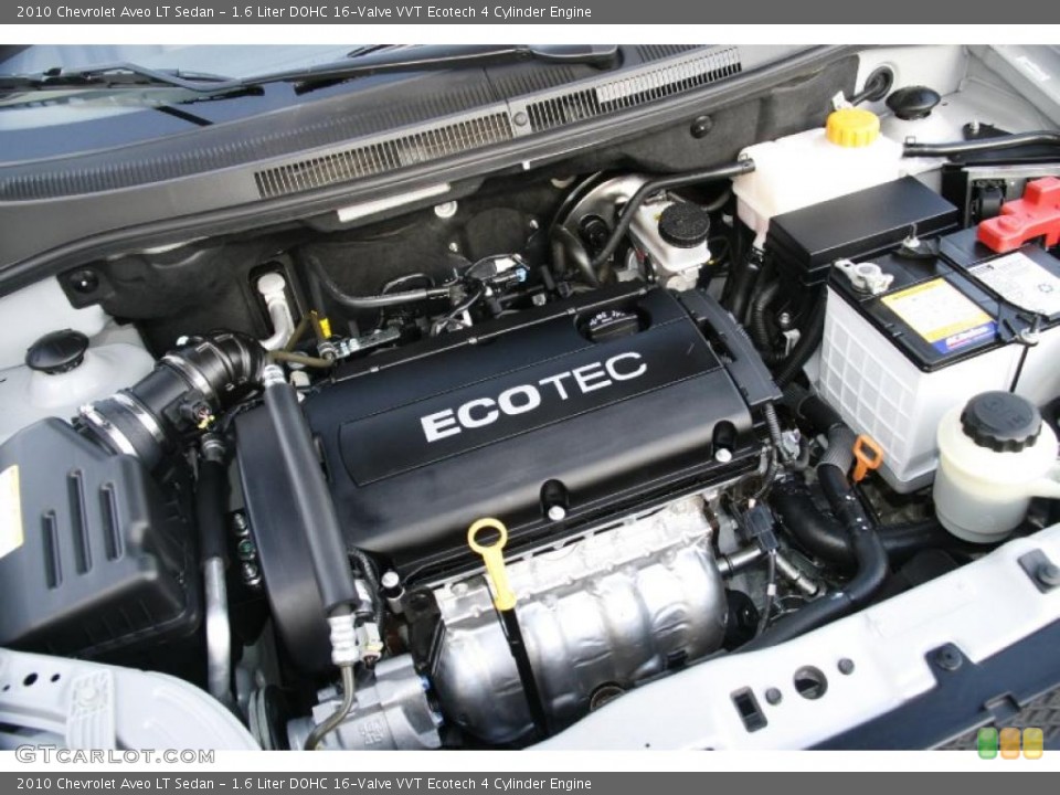 1.6 Liter DOHC 16-Valve VVT Ecotech 4 Cylinder Engine for the 2010 Chevrolet Aveo #41420811
