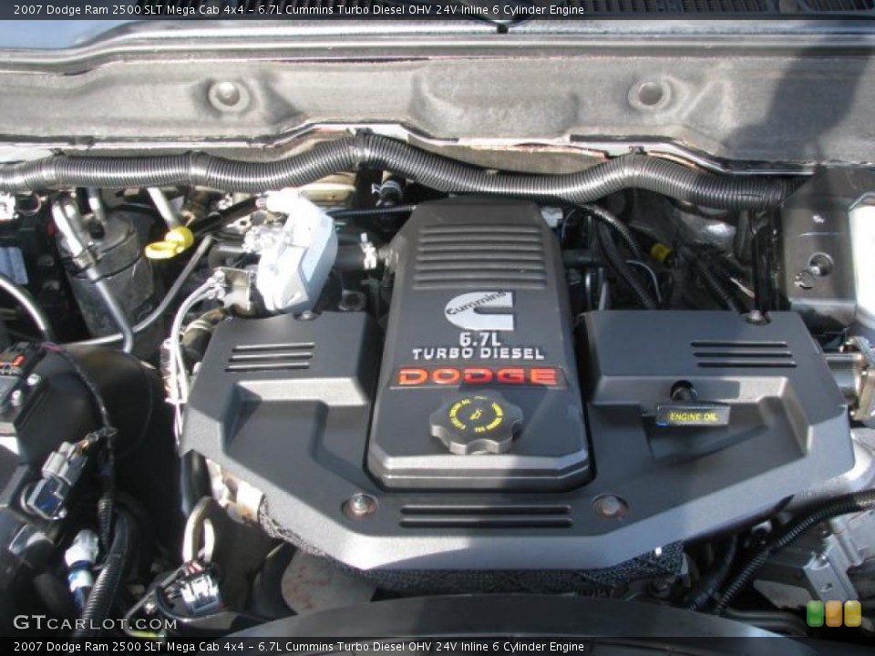 6.7L Cummins Turbo Diesel OHV 24V Inline 6 Cylinder Engine for the 2007 Dodge Ram 2500 #41425175