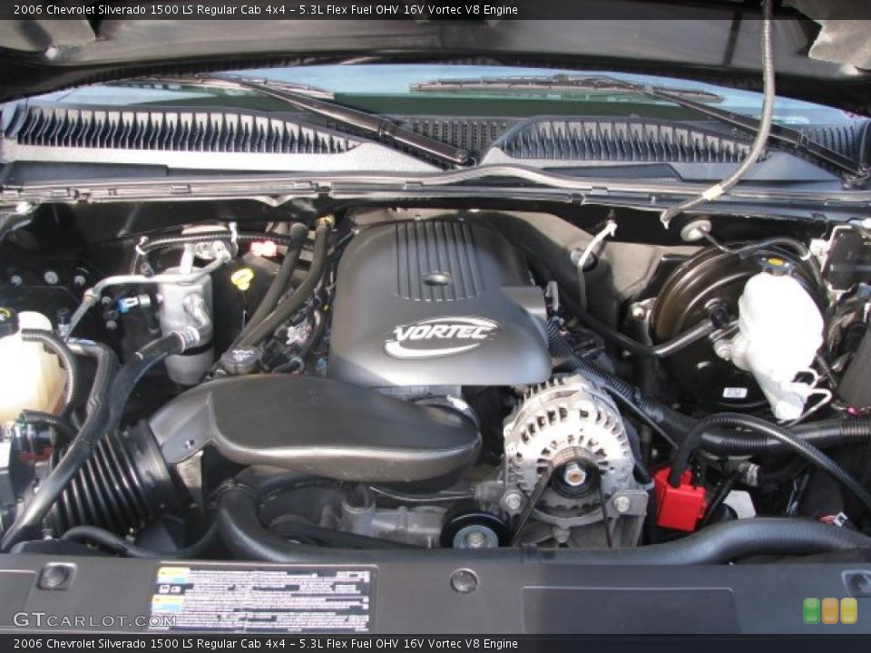 5.3L Flex Fuel OHV 16V Vortec V8 2006 Chevrolet Silverado 1500 Engine