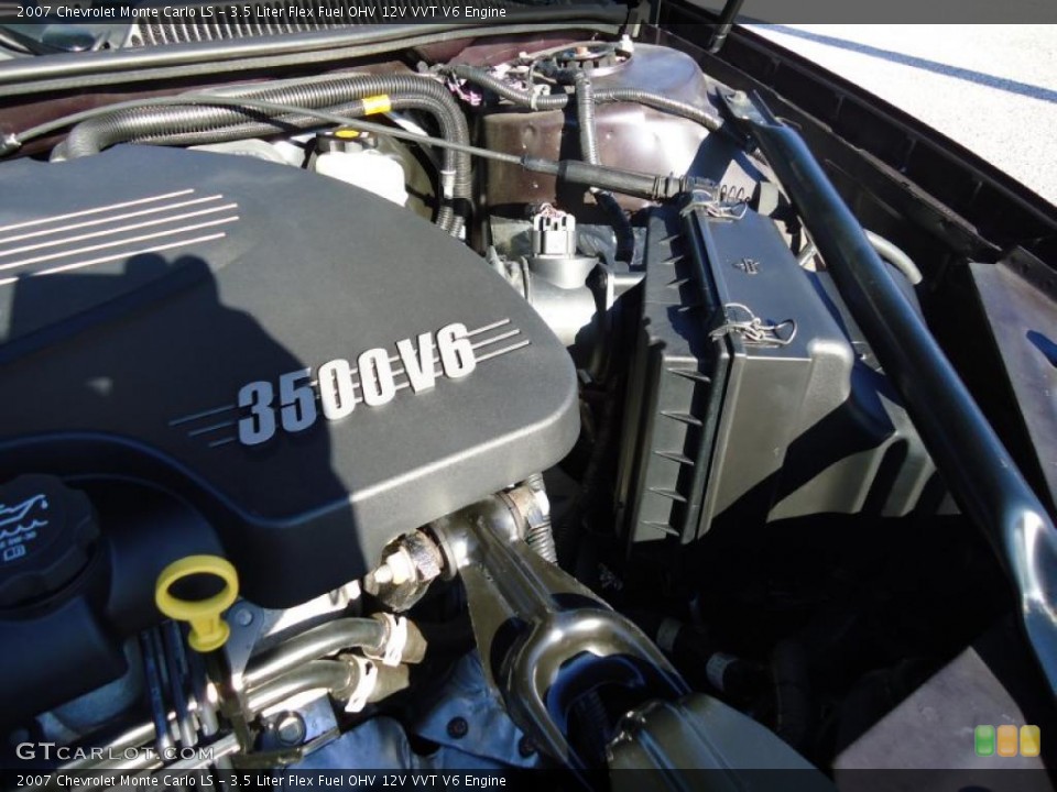 3.5 Liter Flex Fuel OHV 12V VVT V6 Engine for the 2007 Chevrolet Monte Carlo #41434055