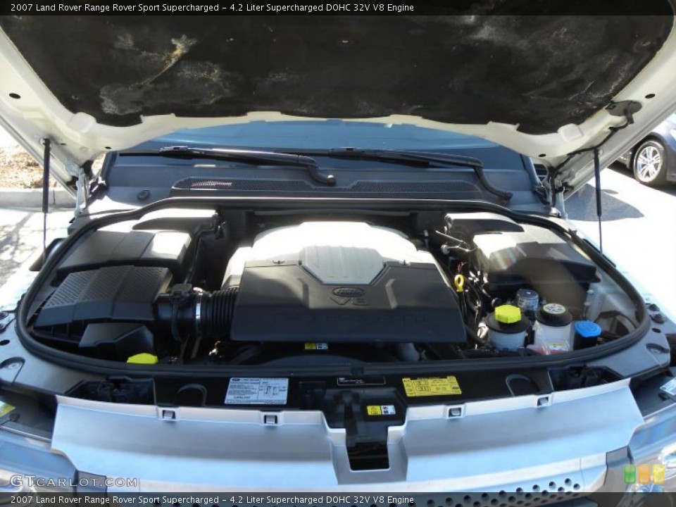 4.2 Liter Supercharged DOHC 32V V8 Engine for the 2007 Land Rover Range Rover Sport #41436043