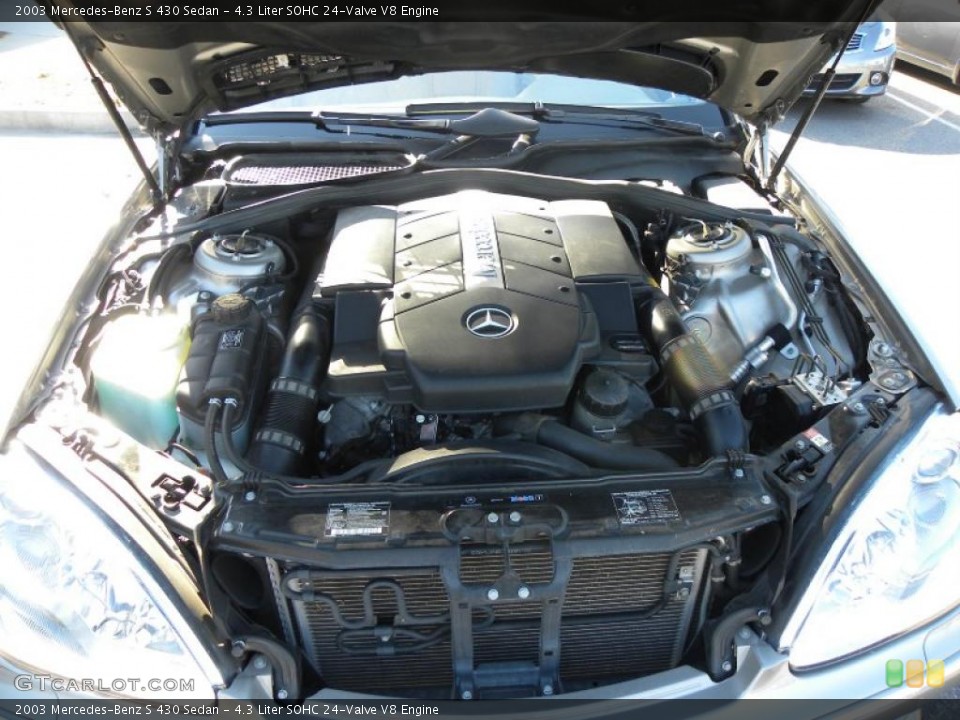 4.3 Liter SOHC 24-Valve V8 Engine for the 2003 Mercedes-Benz S #41437271