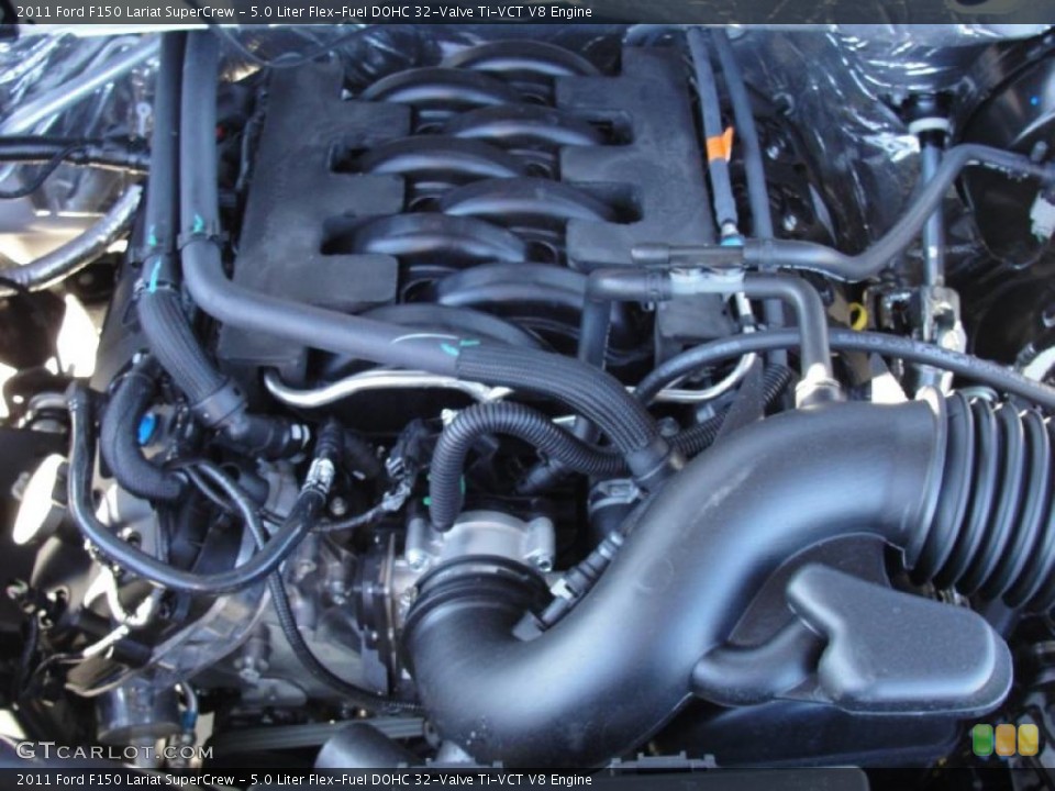 5.0 Liter Flex-Fuel DOHC 32-Valve Ti-VCT V8 Engine for the 2011 Ford F150 #41450107