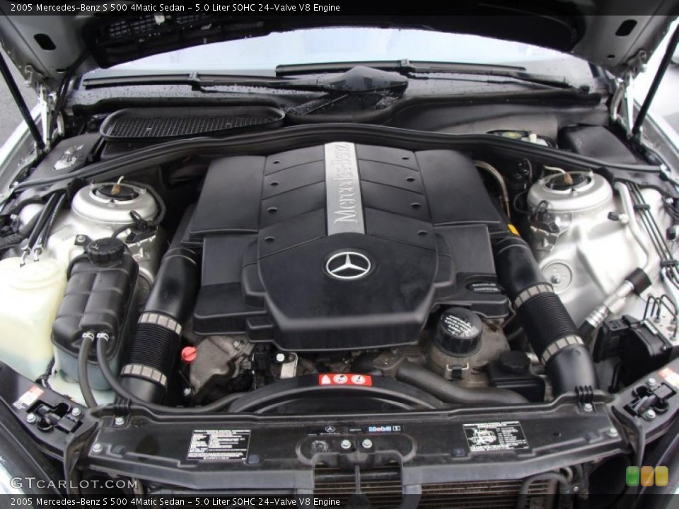 5.0 Liter SOHC 24-Valve V8 Engine for the 2005 Mercedes-Benz S #41450455