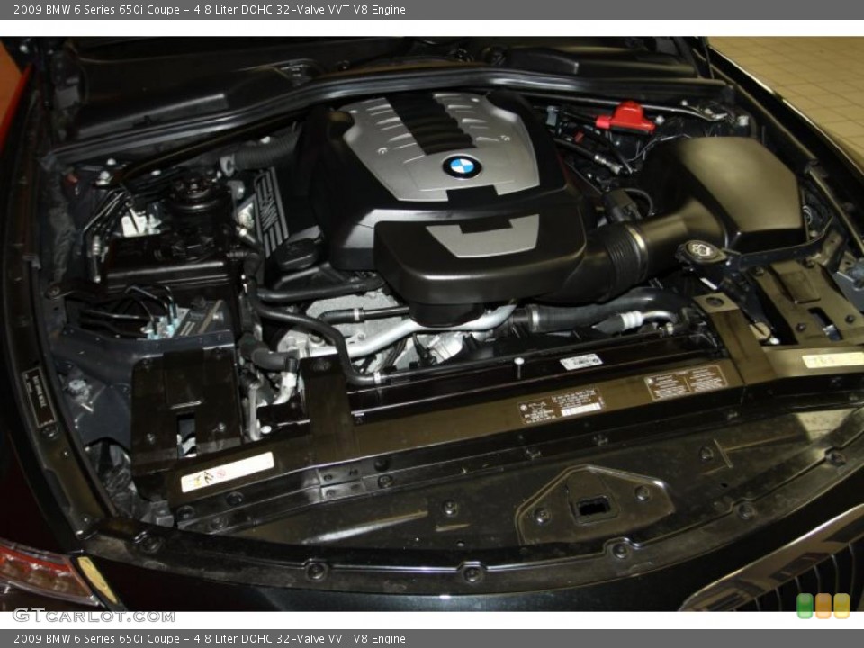 4.8 Liter DOHC 32-Valve VVT V8 Engine for the 2009 BMW 6 Series #41454459