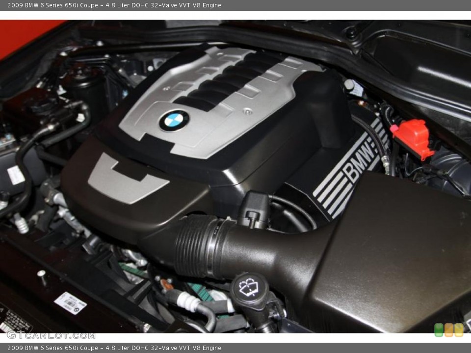 4.8 Liter DOHC 32-Valve VVT V8 Engine for the 2009 BMW 6 Series #41454479