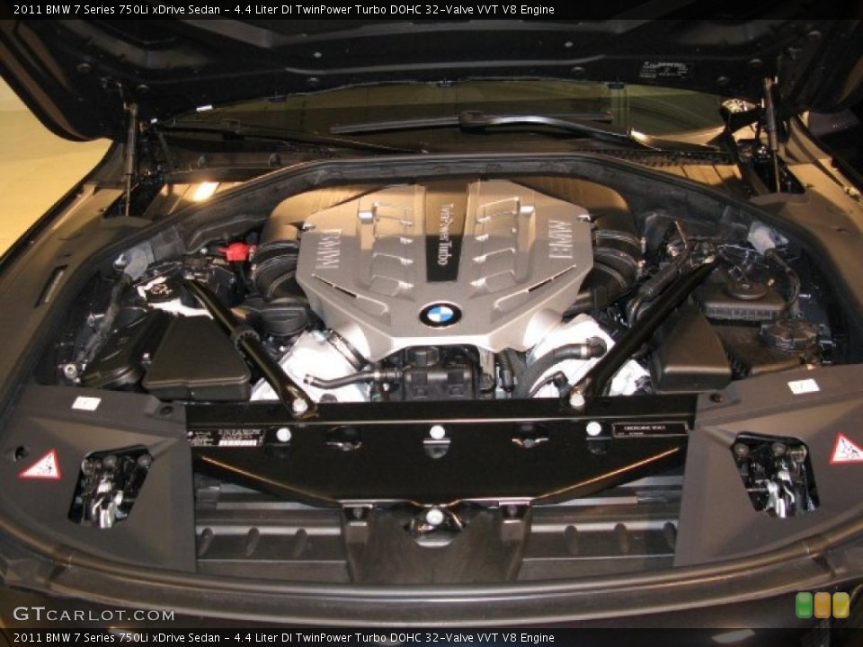 4.4 Liter DI TwinPower Turbo DOHC 32-Valve VVT V8 Engine for the 2011 BMW 7 Series #41461902