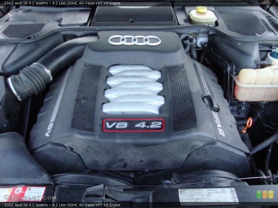 4.2 Liter DOHC 40-Valve VVT V8 Engine for the 2002 Audi S8 #41471751
