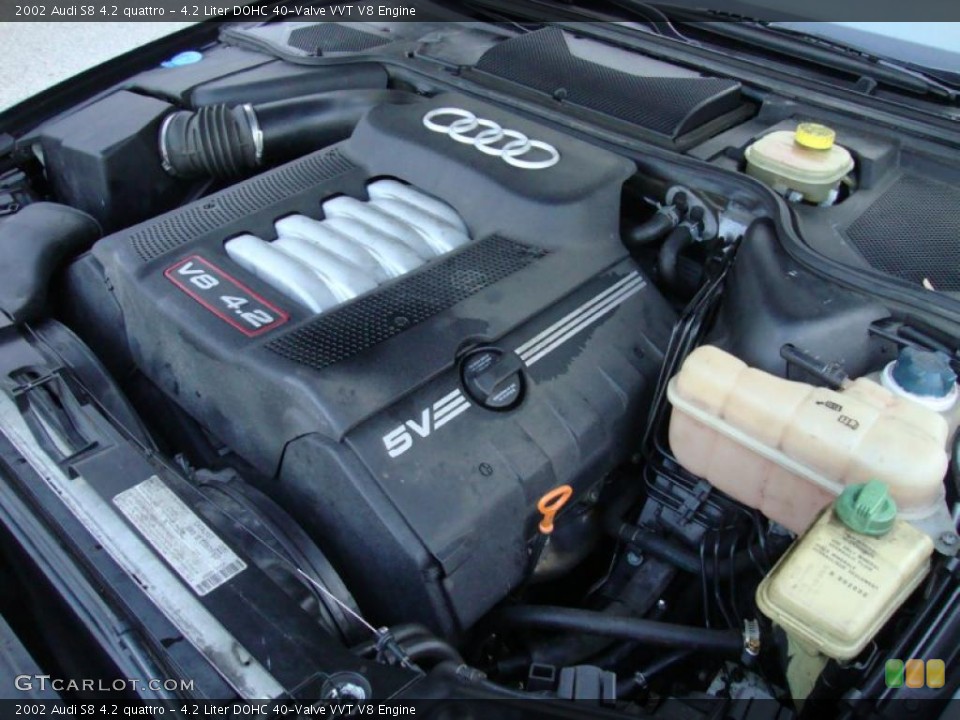 4.2 Liter DOHC 40-Valve VVT V8 Engine for the 2002 Audi S8 #41471767