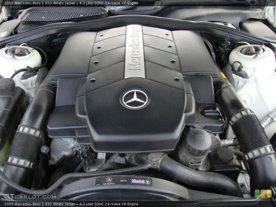 4.3 Liter SOHC 24-Valve V8 Engine for the 2003 Mercedes-Benz S #41476591