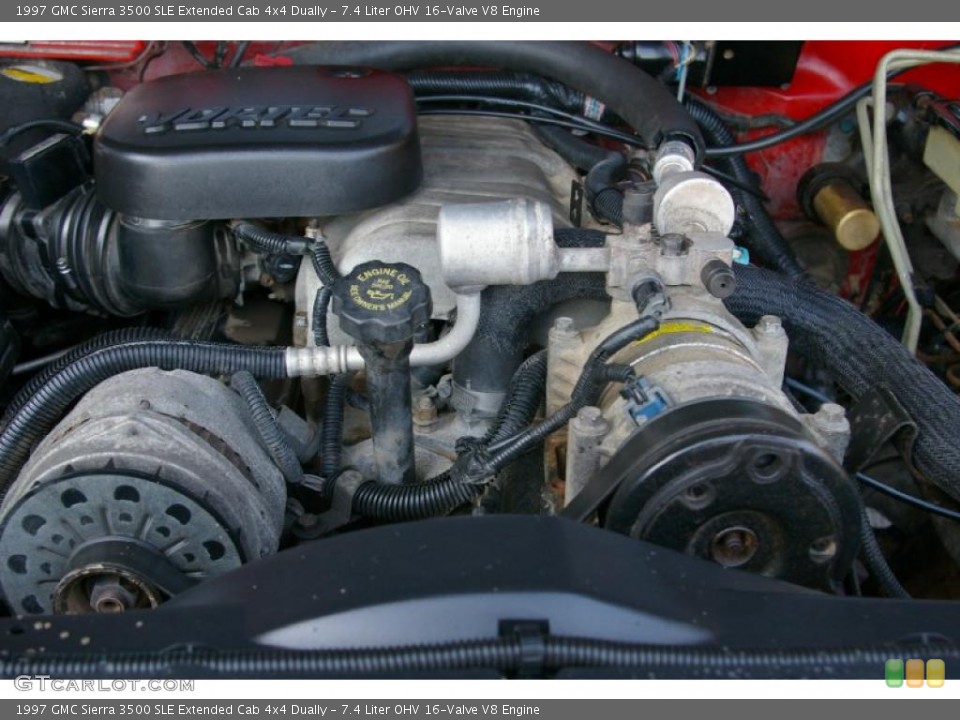 7.4 Liter OHV 16-Valve V8 Engine for the 1997 GMC Sierra 3500 #41478327
