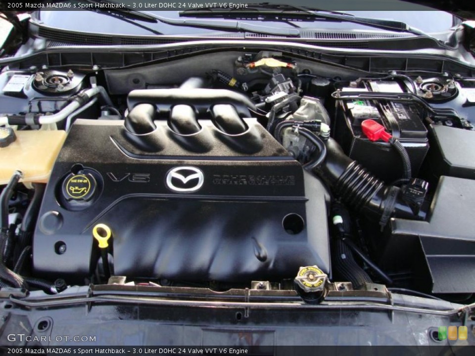 3.0 Liter DOHC 24 Valve VVT V6 Engine for the 2005 Mazda MAZDA6