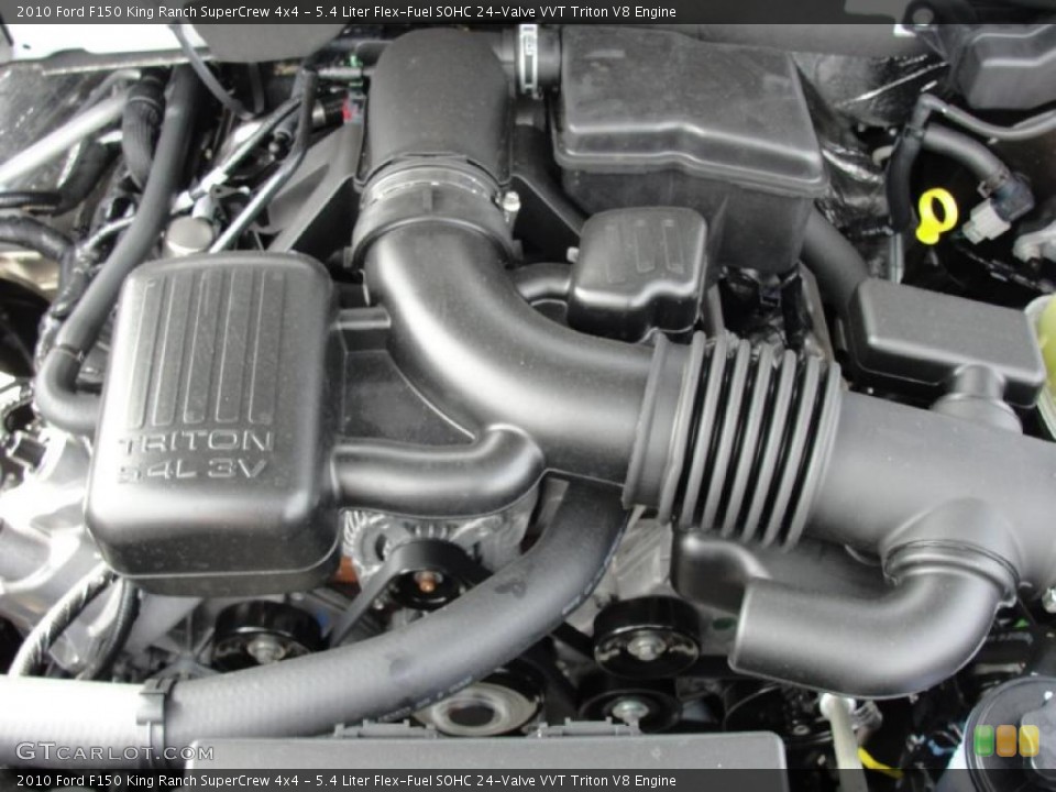 5.4 Liter Flex-Fuel SOHC 24-Valve VVT Triton V8 Engine for the 2010 Ford F150 #41483867
