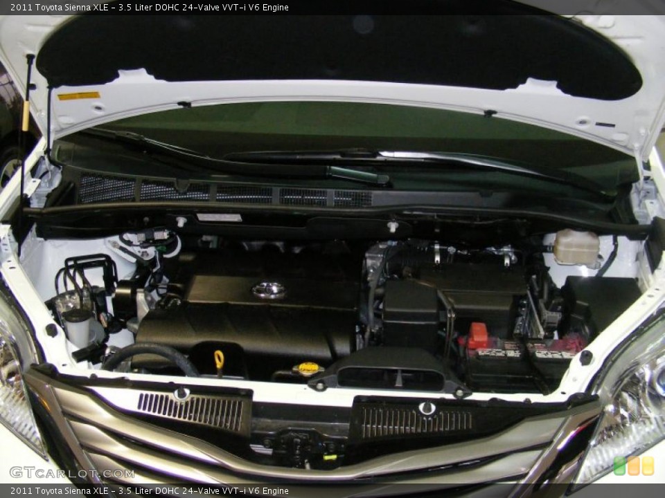 3.5 Liter DOHC 24-Valve VVT-i V6 Engine for the 2011 Toyota Sienna #41484475