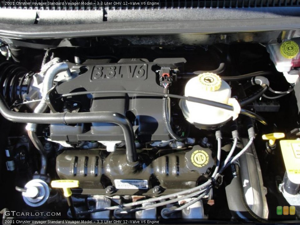 3.3 Liter OHV 12-Valve V6 Engine for the 2001 Chrysler Voyager #41485187