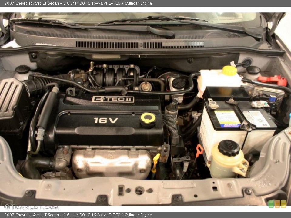 1.6 Liter DOHC 16-Valve E-TEC 4 Cylinder Engine for the 2007 Chevrolet Aveo #41485375