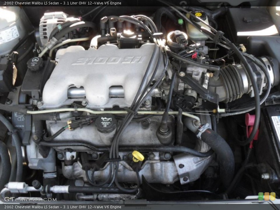 3.1 Liter OHV 12-Valve V6 Engine for the 2002 Chevrolet Malibu #41489575