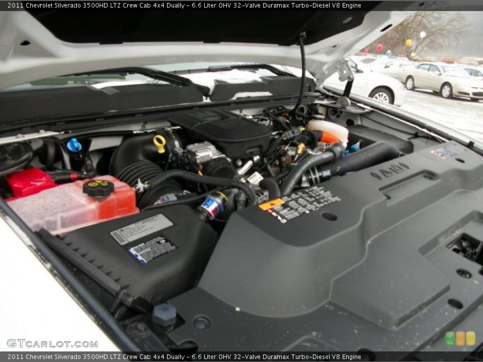6.6 Liter OHV 32-Valve Duramax Turbo-Diesel V8 Engine for the 2011 Chevrolet Silverado 3500HD #41497246