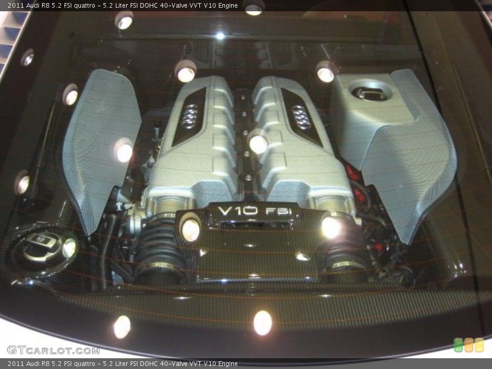 5.2 Liter FSI DOHC 40-Valve VVT V10 Engine for the 2011 Audi R8 #41500542