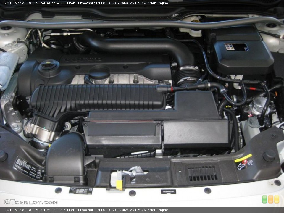 2.5 Liter Turbocharged DOHC 20-Valve VVT 5 Cylinder Engine for the 2011 Volvo C30 #41502718