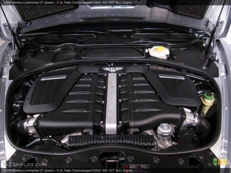 6.0L Twin-Turbocharged DOHC 48V VVT W12 Engine for the 2008 Bentley Continental GT #41535652