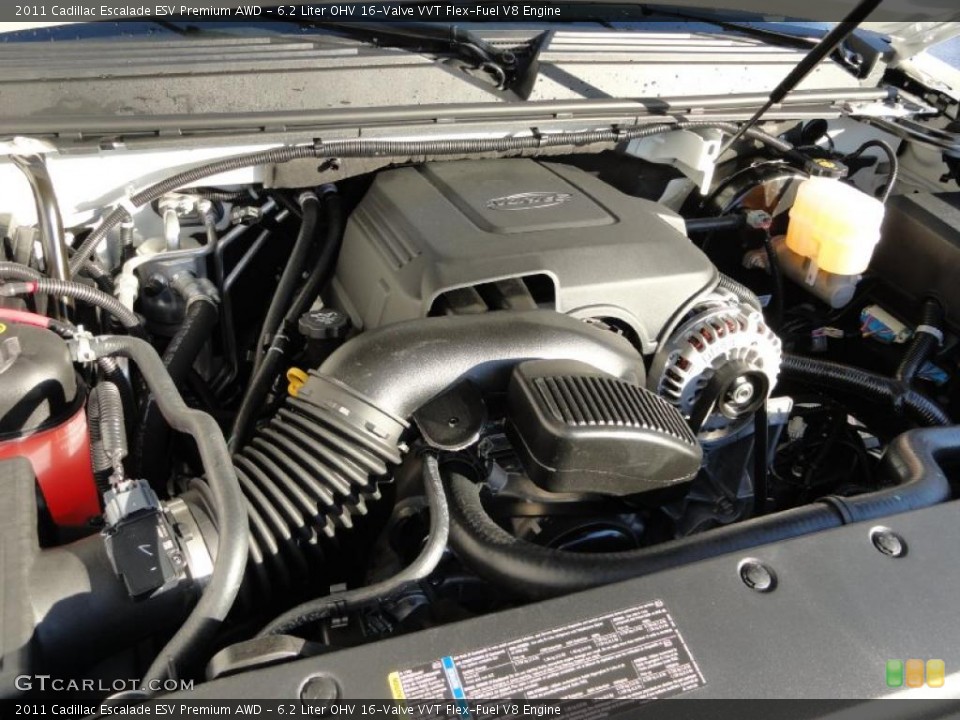 6.2 Liter OHV 16-Valve VVT Flex-Fuel V8 Engine for the 2011 Cadillac Escalade #41536388