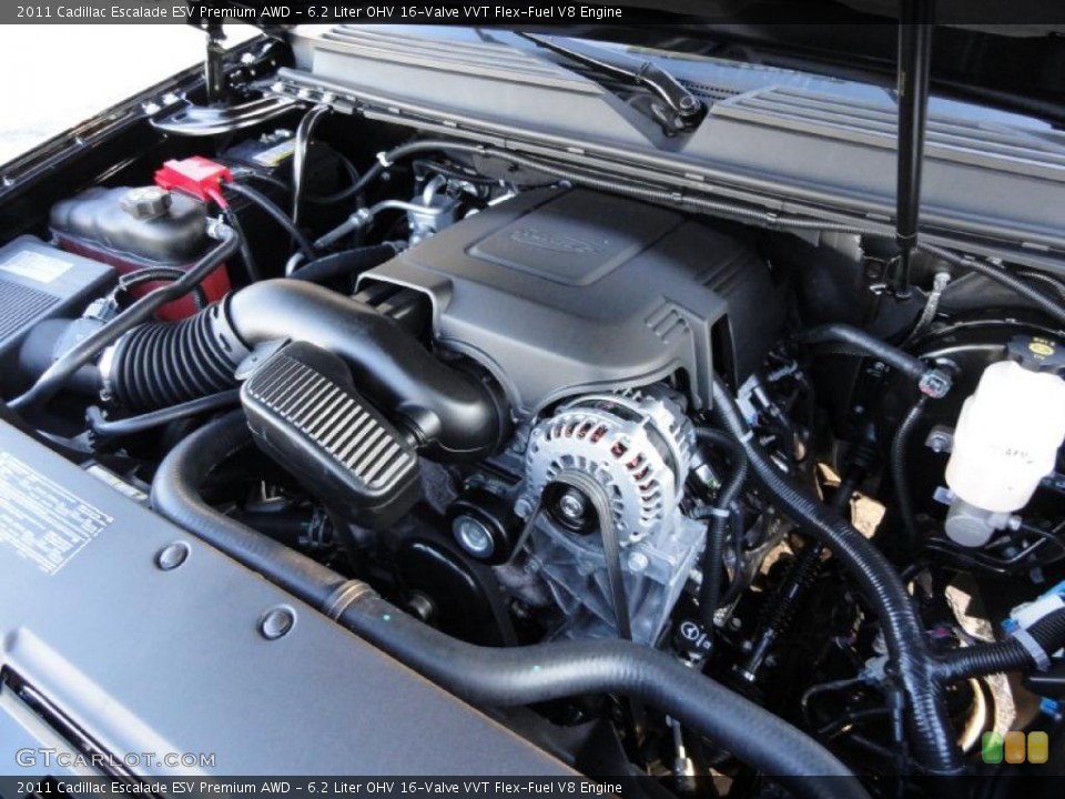 6.2 Liter OHV 16-Valve VVT Flex-Fuel V8 Engine for the 2011 Cadillac Escalade #41536676