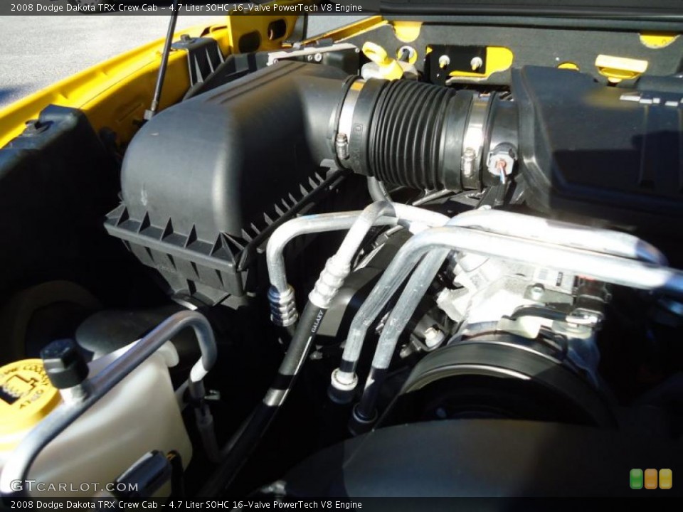 4.7 Liter SOHC 16-Valve PowerTech V8 Engine for the 2008 Dodge Dakota #41556170