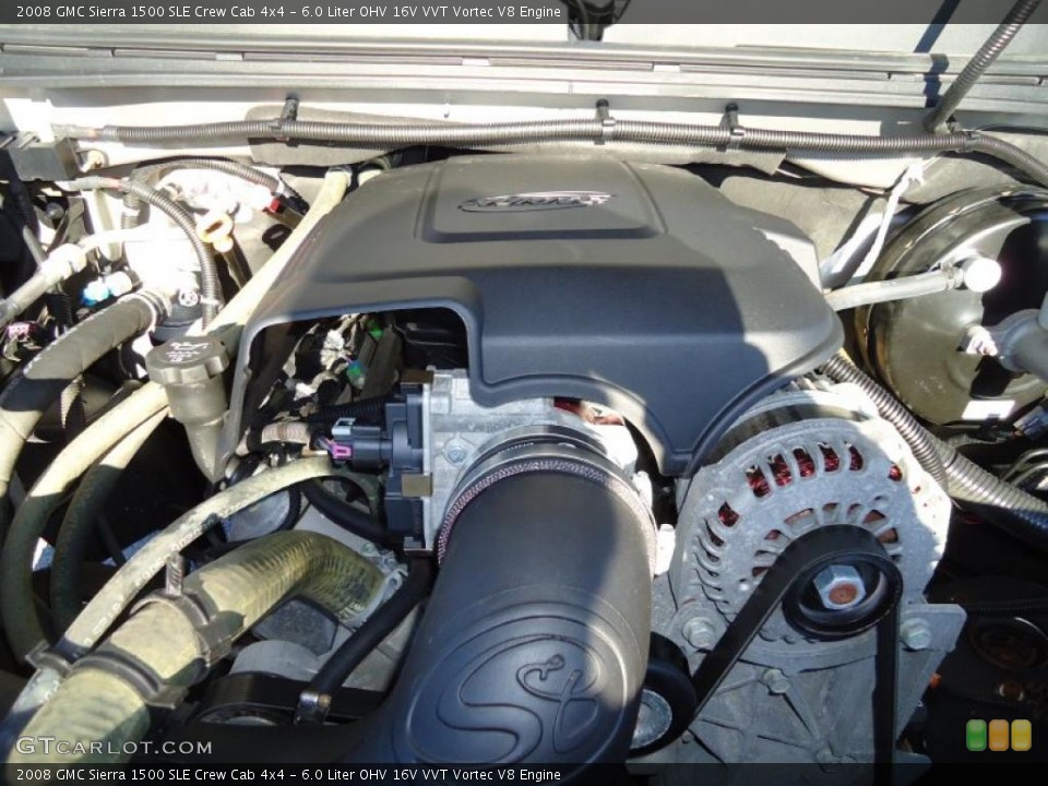 6.0 Liter OHV 16V VVT Vortec V8 Engine for the 2008 GMC Sierra 1500 #41556614