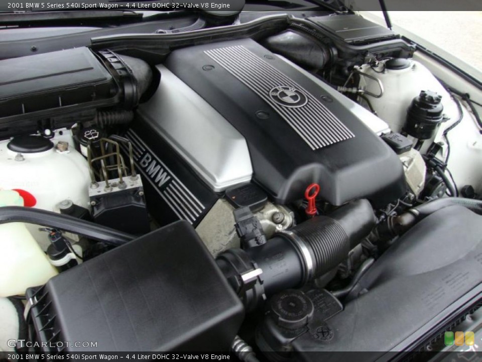 4.4 Liter DOHC 32-Valve V8 Engine for the 2001 BMW 5 Series #41559999
