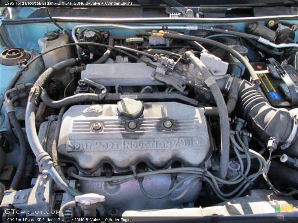 2.0 Liter SOHC 8-Valve 4 Cylinder Engine for the 1999 Ford Escort #41566139