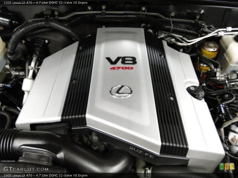 4.7 Liter DOHC 32-Valve V8 Engine for the 2005 Lexus LX #41590503