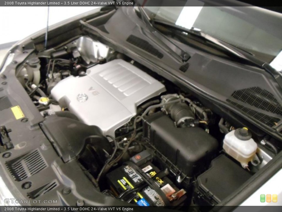 3.5 Liter DOHC 24-Valve VVT V6 Engine for the 2008 Toyota Highlander #41592787