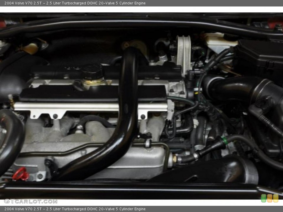 2.5 Liter Turbocharged DOHC 20-Valve 5 Cylinder Engine for the 2004 Volvo V70 #41599681
