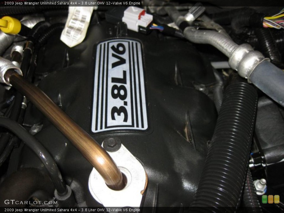 3.8 Liter OHV 12-Valve V6 Engine for the 2009 Jeep Wrangler Unlimited #41603461