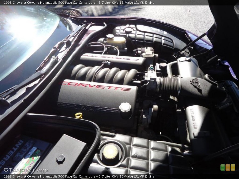 5.7 Liter OHV 16-Valve LS1 V8 Engine for the 1998 Chevrolet Corvette #41603633