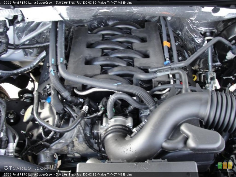 5.0 Liter Flex-Fuel DOHC 32-Valve Ti-VCT V8 Engine for the 2011 Ford F150 #41609277